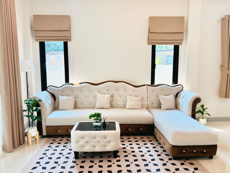 ขายบ้านเดี่ยวมือหนึ่ง ม.ศิริพร2 ไร่กล้วย ศรีราชา, Chon Buri (Pattaya), Surasak, Si Racha, Chon Buri (Pattaya), 3 Bedrooms, 150 sqm, Single Detached House For Sale, by Dusit Saengfa, 500162686 - DDproperty.com