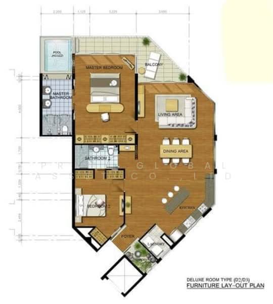 Bangtao Beach Front, Phuket, 110 Moo 3, Choeng Thale, Thalang, Phuket, 2 Bedrooms, 145 sqm, Condo For Sale, by Prime Global Asset Co.,Ltd, 500162876 - DDproperty.com