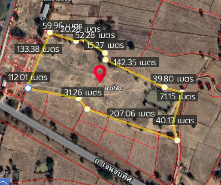 Large plot of land for sale in Khon Kaen, on Jenjobthit Road., Khon Kaen, เจนจบทิศ, Nong Mek, Nong Song Hong, Khon Kaen, , 38,076 sqm, Land For Sale, by Fareeda Thaipatan, 500164142 - DDproperty.com