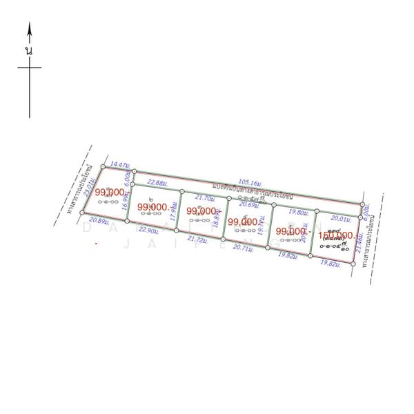 ที่ดิน ลาดตะเคียน กบินทร์บุรี ปราจีนบุรี, Prachin Buri, Lat Ta Khian, Kabin Buri, Prachin Buri, , 400 sqm, Land For Sale, by Danaithorn Jaipeng, 500164497 - DDproperty.com