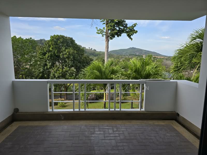 Blue Canyon Golf And Country Club, Phuket, Mai Khao, Thalang, Phuket, 3 Bedrooms, 226 sqm, Condo For Sale, by James Nixon, 500164658 - Walk out terrace from master bedroom - DDproperty.com