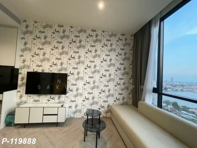 Chapter Charoennakhon–Riverside, Bangkok, Charoennakorn Road, Bang Lam Phu Lang, Khlong San, Bangkok, Studio, 26 sqm, Condo For Rent, by Nichaphat Sakunchayapha, 500164881 - DDproperty.com