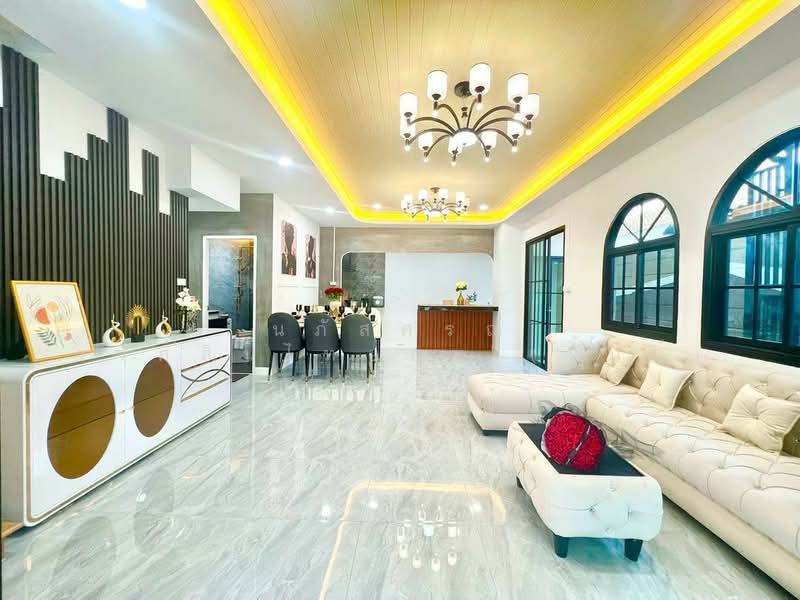 The Trust Town Wongwaen – Lam Luk Ka, Pathum Thani, Soi Bueng Kham Proi, Bung Kham Proi, Lam Luk Ka, Pathum Thani, 3 Bedrooms, 108 sqm, Townhouse For Sale, by นภัสศรณ์ วงศ์สินไทยกร (นันท์), 500165196 - DDproperty.com