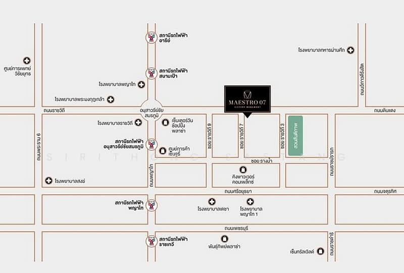 Maestro 07 Victory Monument : มาเอสโตร 07 อนุสาวรีย์ชัยฯ, กรุงเทพ, 7 ราชวิถี, ถนนพญาไท, ราชเทวี, กรุงเทพ, 27 ตร.ม., คอนโด ให้เช่า, โดย Sirithong Saetang, 500165338 - DDproperty.com