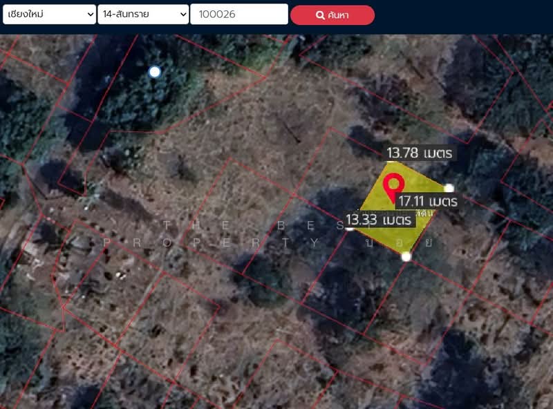 ที่ดินสันทราย เชียงใหม่, Chiang Mai, Nong Yaeng, San Sai, Chiang Mai, , 552 sqm, Land For Sale, by The Best Property บอย, 500165420 - DDproperty.com