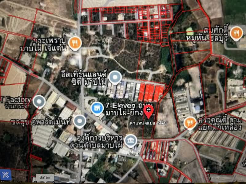 ทำเลทองของนักลงทุน ใจกลางธุระกิจราคาโคตรดี!!!ขายที่ดินเปล่าติดถนน ใจกลางชุมชน อบต มาบไผ่, Chon Buri (Pattaya), Map Phai, Ban Bung, Chon Buri (Pattaya), , 8,800 sqm, Land For Sale, by คุณหมู, 500165522 - DDproperty.com