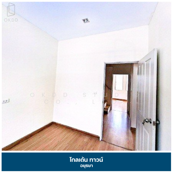 Golden Town Ayutthaya, Phra Nakhon Si Ayutthaya, บางปะอิน-นครสวรรค์, Ban Krot, Bang Pa-In, Phra Nakhon Si Ayutthaya, 4 Bedrooms, 108 sqm, Townhouse For Sale, by OKDD STUDIO Co., Ltd., 500165536 - DDproperty.com