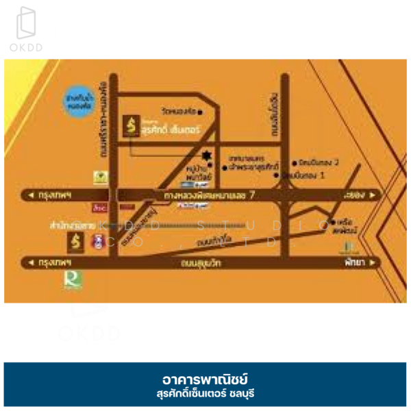 สรศักดิ์เซ็นเตอร์ ชลบุรี, ชลบุรี, หนองขาม, ศรีราชา, ชลบุรี, 154 ตร.ม., ตึกแถว-อาคารพาณิชย์ ขาย, โดย OKDD STUDIO Co., Ltd., 500165606 - DDproperty.com