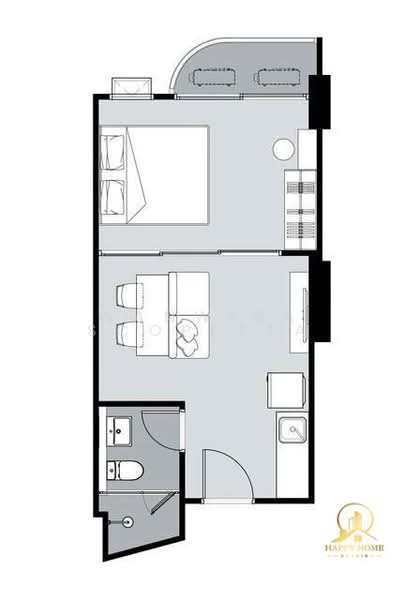 Supalai Blue Whale Hua Hin, Prachuap Khiri Khan, 3768 Soi Hua Hin - Huai Mongkol 8, Hua Hin, Hua Hin, Prachuap Khiri Khan, 1 Bedroom, 34 sqm, Condo For Rent, by Wanwisa Scopetta, 500165859 - DDproperty.com