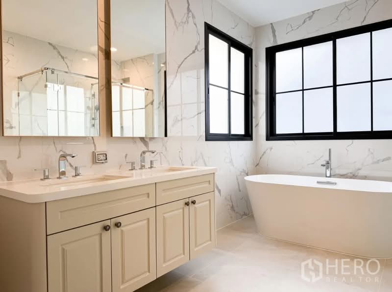 For Rent Detached House in Narasiri Phahol-Watcharapol in Tha Raeng, Bang Khen, Bangkok hre00282, Bangkok, Tha Rang, Bang Khen, Bangkok, 4 Bedrooms, 378 sqm, Single Detached House For Rent, by Hero Realtor Co., Ltd., 500165907 - DDproperty.com