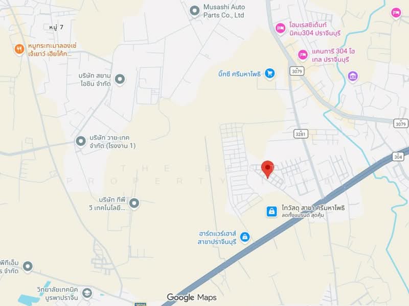 พฤกษาซิตี้ปาร์ค ศรีมหาโพธิ, Prachin Buri, Tha Tum, Sri Maha Pho, Prachin Buri, 2 Bedrooms, 100 sqm, Townhouse For Sale, by The Best Property โมทย์, 500166041 - DDproperty.com