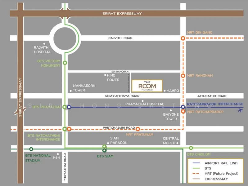 The Room Phaya Thai, Bangkok, 567 Thanon Si Ayutthaya, Thanon Phaya Thai, Ratchathewi, Bangkok, Studio, 27 sqm, Condo For Rent, by Sirithong Saetang, 500166071 - DDproperty.com