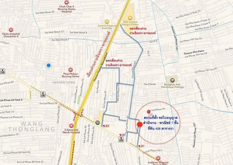 โกดัง ลาดพร้าว 91, กรุงเทพ, -, คลองเจ้าคุณสิงห์, วังทองหลาง, กรุงเทพ, 220 ตร.ม., โกดัง-โรงงาน ให้เช่า, โดย Connex Property, 500166662 - DDproperty.com