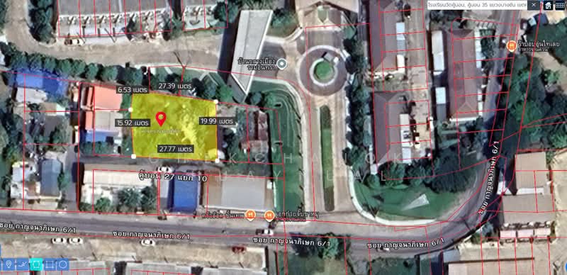 ที่ดินเปล่า คู้บอน ซอย กาญจนาภิเษก6/1, Bangkok, กาญจนาภิเษก 6/1, Tha Rang, Bang Khen, Bangkok, , 576 sqm, Land For Sale, by Chekchanok Chuaynual, 500166924 - DDproperty.com