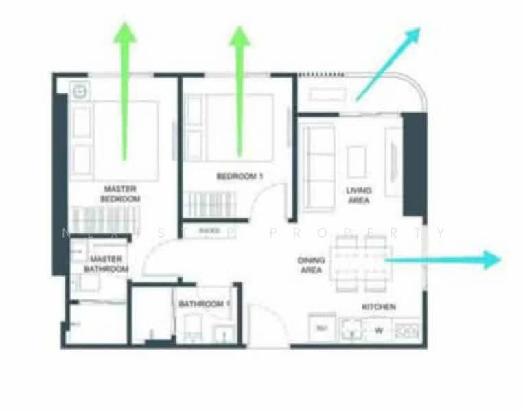 FLO by Sansiri : โฟล บาย แสนสิริ, กรุงเทพ, ถ.สมเด็จเจ้าพระยา, คลองสาน, คลองสาน, กรุงเทพ, 48 ตร.ม., คอนโด ขาย, โดย NextStep Property, 500167492 - DDproperty.com