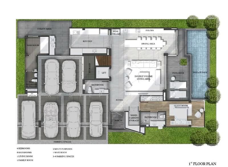 The Honor Yothinpattana, Bangkok, 3 Thanon Pho Kaeo, Khlong Chan, Bang Kapi, Bangkok, 8 Bedrooms, 800 sqm, Single Detached House For Rent, by NextStep Property, 500167935 - DDproperty.com