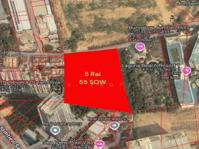 ที่ดิน บางละมุง จอมเทียน พัทยาสาย 2, Chon Buri (Pattaya), พัทยาสาย 2, Bang Lamung, Bang Lamung (Pattaya), Chon Buri (Pattaya), , 8,220 sqm, Land For Sale, by A.T.A. Property, 500168526 - DDproperty.com