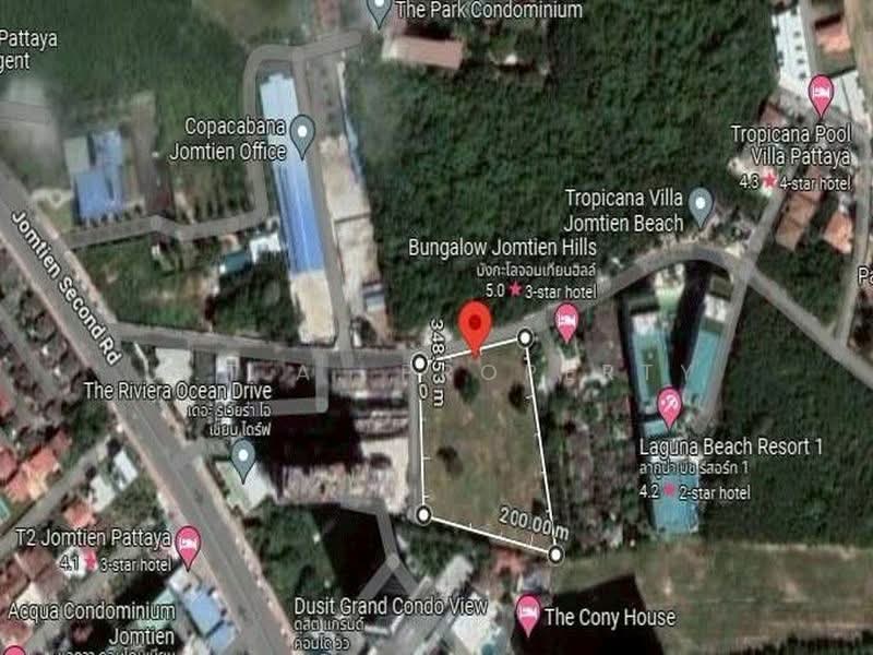 ที่ดิน บางละมุง จอมเทียน พัทยาสาย 2, Chon Buri (Pattaya), พัทยาสาย 2, Bang Lamung, Bang Lamung (Pattaya), Chon Buri (Pattaya), , 8,220 sqm, Land For Sale, by A.T.A. Property, 500168526 - DDproperty.com