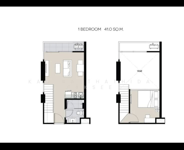 Maru Ekkamai 2, Bangkok, 70-5 Sukhumvit 63 Road, Phra Kanong Nua, Watthana, Bangkok, 1 Bedroom, 43 sqm, Condo For Sale, by Kao Natthathida Paksee, 500168534 - DDproperty.com