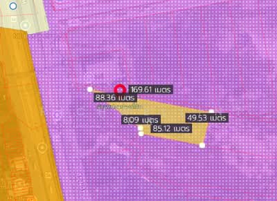 ขาย - ขายที่ดินทำเลดีสีม่วงลายคลองตำหรุเนื้อที่ 3 ไร่ ติดถนนบางนาตราด กม55(ถนนเทพรัตน34)ฝั่งขาเข้าชลบุรี, ชลบุรี