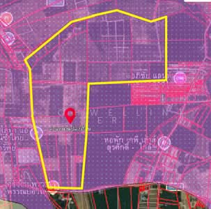 ขาย - ขายที่ดินพื้นที่สีม่วง 498 ไร่ ใกล้นิคมอีสเทิร์นซีบอร์ด 9 กม. หนองขาม ศรีราชา, ชลบุรี