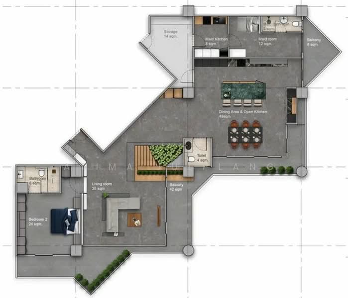 The Waterford Park, Bangkok, Soi Sukhumvit 53, Khlong Tan Nua, Watthana, Bangkok, 3 Bedrooms, 473 sqm, Condo For Sale, by Atima Julplang, 500168925 - DDproperty.com