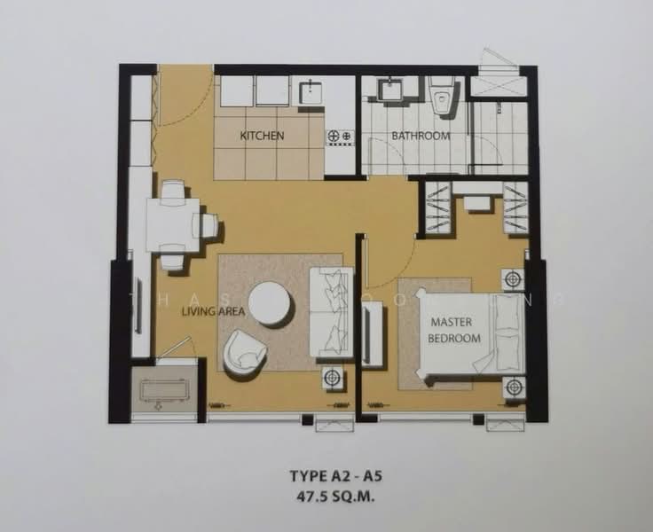 Vantage Ratchavipa, Bangkok, Krung Thep Maha Nakhon, Lat Yao, Chatuchak, Bangkok, 1 Bedroom, 48 sqm, Condo For Sale, by Suthasin Boonkong, 500169004 - DDproperty.com