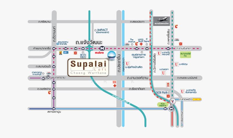 Supalai Loft Chaeng Watthana, Nonthaburi, Chaeng Watthana Road, Bang Talat, Pak Kret, Nonthaburi, 1 Bedroom, 81 sqm, Condo For Rent, by Mr. K, 500169088 - DDproperty.com