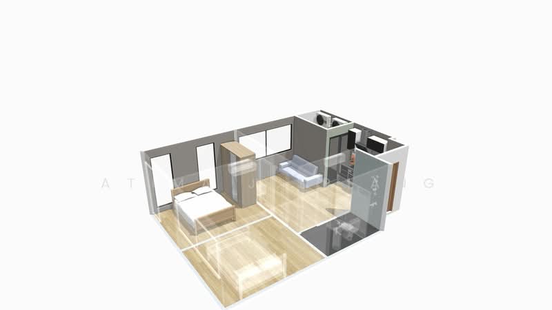 B Republic Sukhumvit 101/1, Bangkok, 101 Sukhumvit, Bang Chak, Phra Khanong, Bangkok, 2 Bedrooms, 42 sqm, Condo For Sale, by Prapapan Wilairojvorakul, 500169118 - DDproperty.com