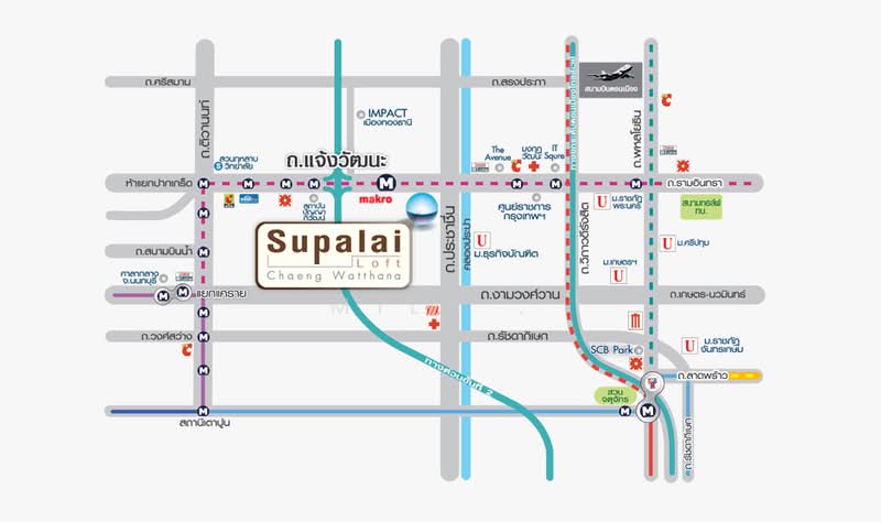 Supalai Loft Chaeng Watthana : ศุภาลัย ลอฟท์ แจ้งวัฒนะ, นนทบุรี, ถนนแจ้งวัฒนะ, บางตลาด, ปากเกร็ด, นนทบุรี, 81 ตร.ม., คอนโด ให้เช่า, โดย Milk ., 500169145 - DDproperty.com
