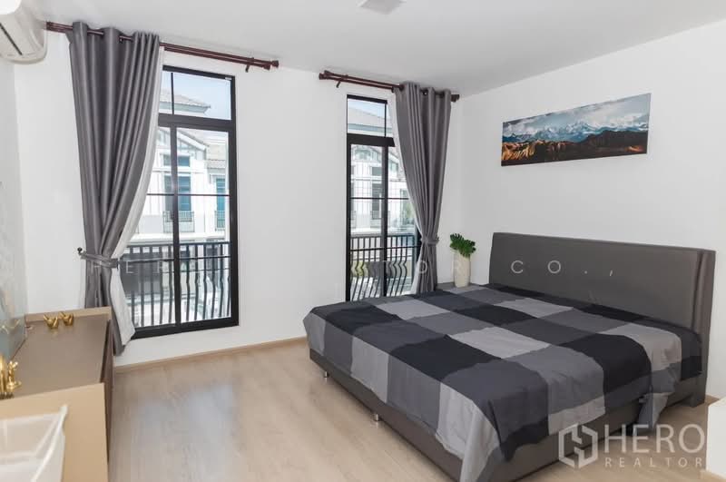 For Rent 3 Bedroom Townhouse in Indy 5 Bangna KM 7 in Bang Kaeo, Bang Phli, Samut Prakan hre00313, Samut Prakan, Bang Kaeo, Bang Plee, Samut Prakan, 3 Bedrooms, 122 sqm, Townhouse For Rent, by Hero Realtor Co., Ltd., 500169148 - DDproperty.com