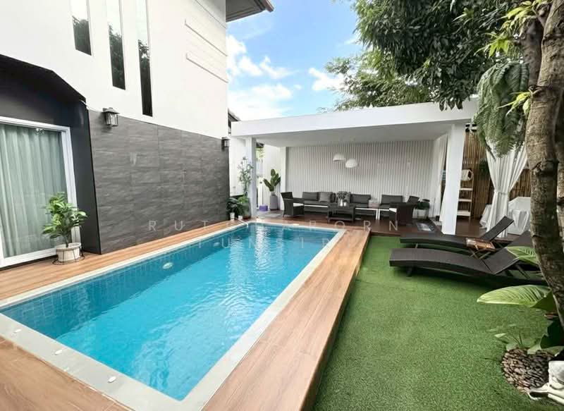 Pool Villa ให้เช่า ใกล้เซ็นทรัลเฟสติวัล เพียง 10 นาที ค่าเช่า 55,000 บาท / เดือน No.7P001, เชียงใหม่, ท่าศาลา, เมืองเชียงใหม่, เชียงใหม่, 150 ตร.ม., บ้านเดี่ยว ให้เช่า, โดย Rutchaporn Tunsiri, 500169367 - DDproperty.com