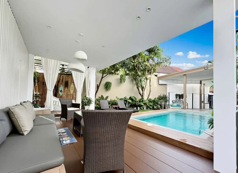Pool Villa ให้เช่า ใกล้เซ็นทรัลเฟสติวัล เพียง 10 นาที ค่าเช่า 55,000 บาท / เดือน No.7P001, เชียงใหม่, ท่าศาลา, เมืองเชียงใหม่, เชียงใหม่, 150 ตร.ม., บ้านเดี่ยว ให้เช่า, โดย Rutchaporn Tunsiri, 500169367 - DDproperty.com
