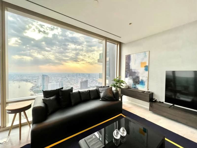 Four Seasons Private Residences, Bangkok, 300 Charoen Krung Road, Yan Nawa, Sathon, Bangkok, 2 Bedrooms, 117 sqm, Condo For Rent, by Phoom Imruangsri, 500169714 - DDproperty.com