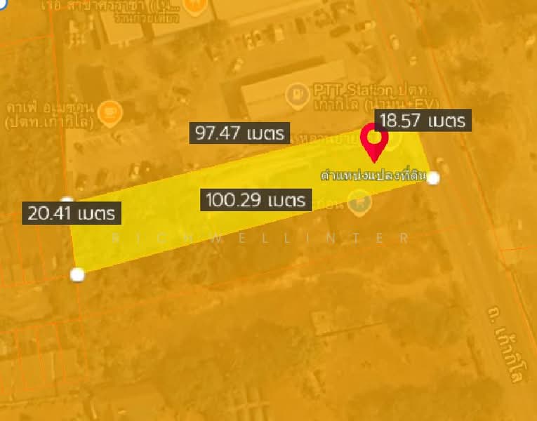 Land for sale in Thung Sukla, prime location, 1 rai, adjacent to Khao Kilom Road,, Chon Buri (Pattaya), Thung Suk La, Si Racha, Chon Buri (Pattaya), , 2,676 sqm, Land For Sale, by richwellinter, 500169766 - DDproperty.com