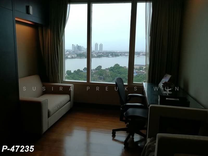 Watermark Chaophraya : วอร์เตอร์มาร์ค เจ้าพระยา, กรุงเทพ, ซอยเจริญนคร 39-41 ถนนเจริญนคร, บางลำภูล่าง, คลองสาน, กรุงเทพ, 94 ตร.ม., คอนโด ให้เช่า, โดย Susira Preuksawun, 500169774 - DDproperty.com