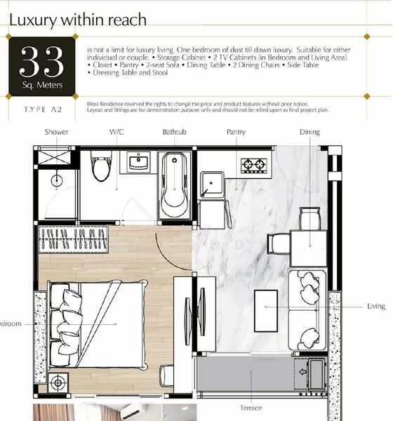 เบลส เรสสิเด้นซ์ เอกมัย (Bless Residence Ekkamai), กรุงเทพ, Sukhumvit 71, คลองตันเหนือ, วัฒนา, กรุงเทพ, 33 ตร.ม., คอนโด ให้เช่า, โดย Tanakrit Chotbuddkayan, 500170351 - DDproperty.com