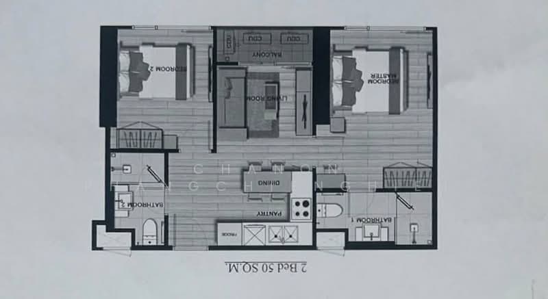 The Politan Rive : เดอะ โพลิแทน รีฟ, นนทบุรี, ซอยนนทบุรี 15, บางกระสอ, เมืองนนทบุรี, นนทบุรี, 52 ตร.ม., คอนโด ขาย, โดย Chanon Phangchienghien, 500170973 - DDproperty.com