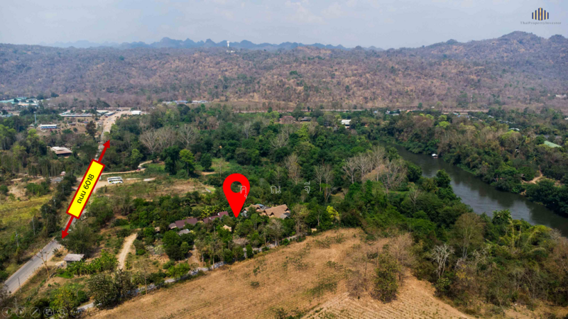 ลงทุนทำรีสอร์ทติดแม่น้ำ! แปลงนี้ครบจบ!! ขายที่ดิน ครุฑแดง พร้อมสิ่งปลูกสร้าง บนพื้นที่กว่า 15 ไร่, กาญจนบุรี, ถนนทางหลวงชนบทกาญจนบุรี 4018 (6018), ลุ่มสุ่ม, ไทรโยค, กาญจนบุรี, 24,000 ตร.ม., ที่ดิน ขาย, โดย คุณจี, 500171341 - DDproperty.com