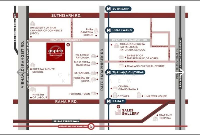 Aspire Huai Khwang, Bangkok, 388 Pracha Songkhrao 45 Alley, Din Daeng, Din Daeng, Bangkok, 2 Bedrooms, 45 sqm, Condo For Sale, by Chanisara Kruakaew, 500171451 - DDproperty.com