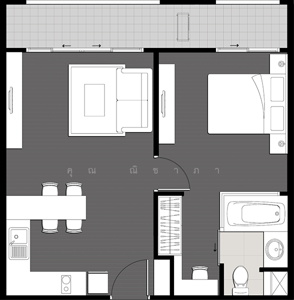 The Seed Musee, Bangkok, 119 Soi Sukhumvit 26, Khong Tan, Khlong Toei, Bangkok, 1 Bedroom, 44 sqm, Condo For Sale, by คุณ ณิชาภา, 500171488 - DDproperty.com