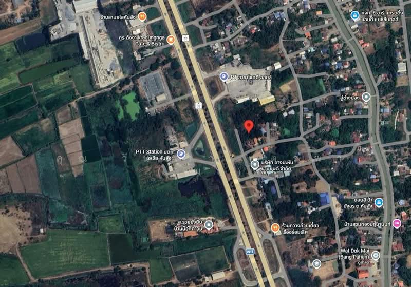 For Sale - ที่ดินเปล่า 1 ไร่ 153 ตร.ว. ที่ดินเปล่า ติดถนนสายเอเชีย ใกล้วัดไก่ อยุธยา บางปะหัน พระนครศรีอยุธยา, Phra Nakhon Si Ayutthaya