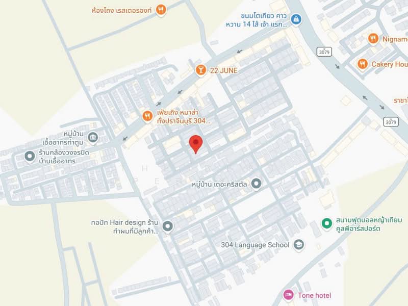 บ้านสวนพฤกษา เดอะคอร์เนอร์, Prachin Buri, Tha Tum, Sri Maha Pho, Prachin Buri, 2 Bedrooms, 100 sqm, Townhouse For Sale, by The Best Property โมทย์, 500171842 - DDproperty.com