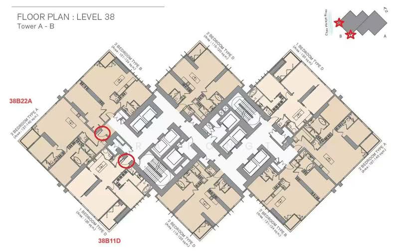 Four Seasons Private Residences, Bangkok, 300 Charoen Krung Road, Yan Nawa, Sathon, Bangkok, 2 Bedrooms, 140 sqm, Condo For Rent, by Nusara Rongtran, 500172206 - DDproperty.com