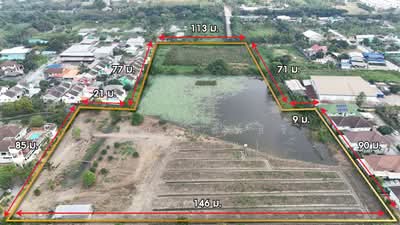 ขาย - ที่ดินเปล่า 12 ไร่ 2 งาน 82 ตร.วา ติดถนน บางบอน 4, กรุงเทพ