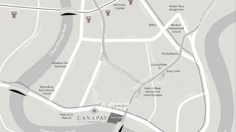 Canapaya Residences Rama 3 : คณาพญา เรสซิเดนซ์ พระราม 3, กรุงเทพ, 888 พระราม 3, บางโคล่, บางคอแหลม, กรุงเทพ, 98 ตร.ม., คอนโด ให้เช่า, โดย Acute Realty Partner Co.,Ltd., 500172813 - DDproperty.com