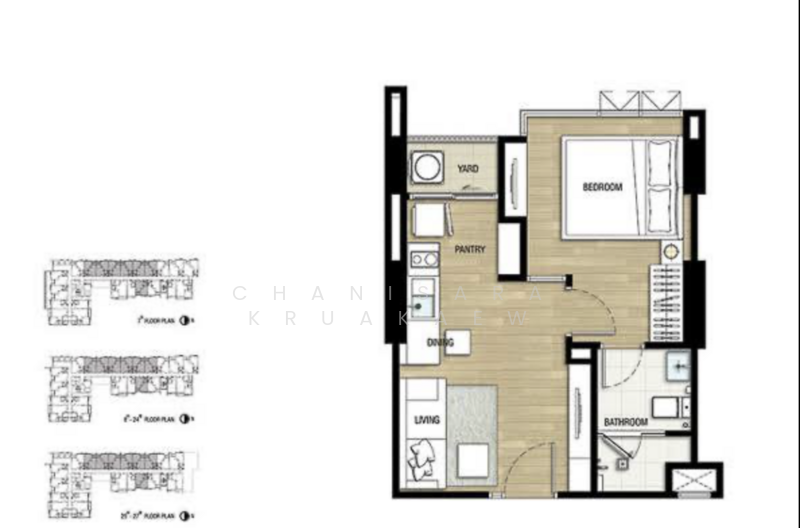 The Room Sukhumvit 69, Bangkok, 1539 Sukhumvit Road, Phra Kanong Nua, Watthana, Bangkok, 1 Bedroom, 35 sqm, Condo For Rent, by Chanisara Kruakaew, 500173068 - DDproperty.com