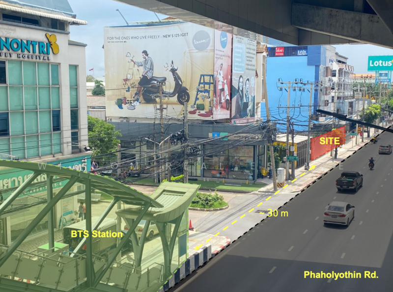 Land for sale on Phahonyothin Road, near BTS Phahonyothin 59 Station, Bangkok, แขวงอนุสาวรีย์ เขตบางเขน กรุงเทพมหานคร 10220, Anusaowari, Bang Khen, Bangkok, , 1,952 sqm, Land For Sale, by Wisdom Real Estate, 500173316 - DDproperty.com