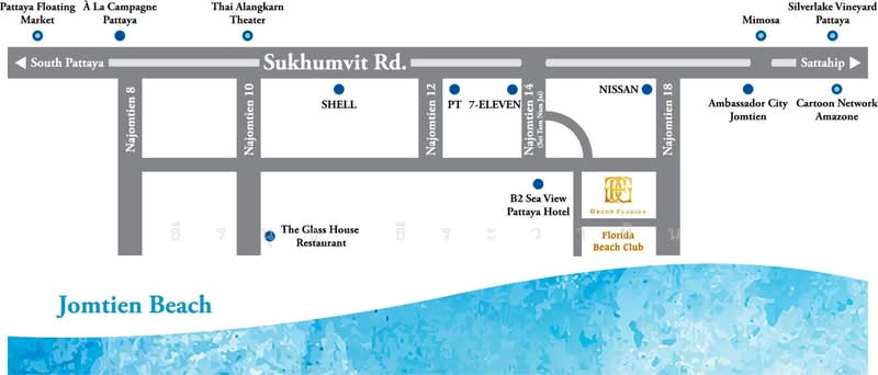 Grand Florida Beachfront : แกรนด์ ฟลอริด้า บีชฟร้อนท์, ชลบุรี, ซอยนาจอมเทียน 14, นาจอมเทียน, สัตหีบ, ชลบุรี, 47 ตร.ม., คอนโด ขาย, โดย ธีรนุช ธีระวาทิน, 500173508 - DDproperty.com