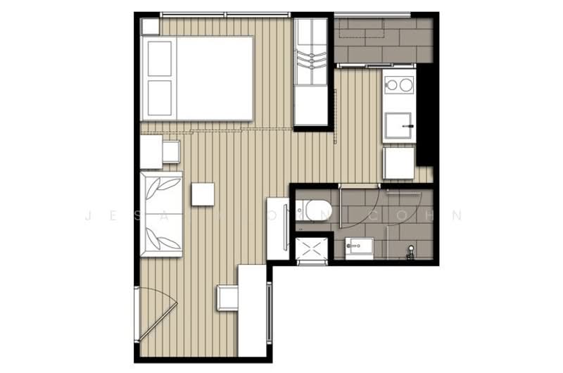 IDEO Mobi Sathorn, Bangkok, 134 Krung Thonburi Road, Bang Lam Phu Lang, Khlong San, Bangkok, 1 Bedroom, 30 sqm, Condo For Sale, by Jesadakorn Cohn, 500174583 - DDproperty.com